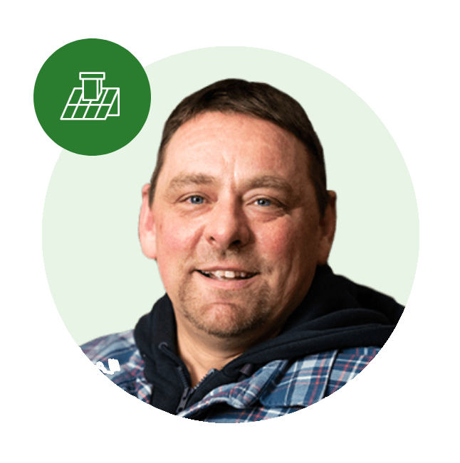 about (1) Chad Blundell Owner and Roofing Expert